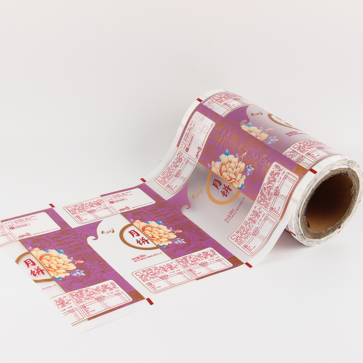 Wholesale Customized Logo Printed Food Packaging Bags Snack Potato Chips Cake Bread Plastic Auto Packing Film Roll Free Design