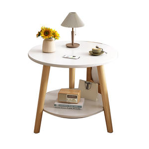 Mesa auxiliar Mesa redonda Sofá Mesa de comedor Minimalista y creativa Café pequeño para dormitorio Balcón Mesita de noche Sala de estar - Product Image 6