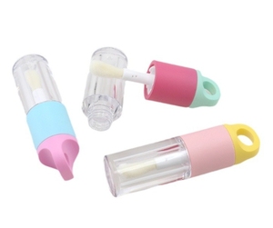 Tubes de Brillant à Lèvres Mignon de 1.5ml Moulé par <span class=keywords><strong>Injection</strong></span> Grande Tête de Brosse Emballage Cosmétique Vide Multicolore Vente en Gros Glaçure à Lèvres en Plastique - Product Image 5