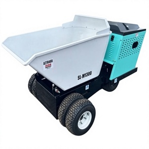 READY TO SHIP <b>Dumper</b> 500kg Capacity Wheel Loader Mini <b>Track</b> <b>Dumper</b> Transporter with 65HP for Engine Gearbox & Pump for Construct - Product Image 1
