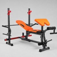Banc de musculation réglable en gros pour usine avec support pour barre d'haltères pour salle de sport commerciale et entraînement à domicile