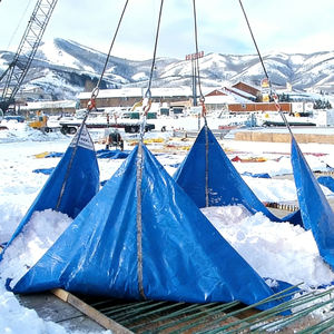Bâche en PE sur mesure, résistante au froid, indéchirable, imperméable, antistatique, pour usage industriel et déneigement - Product Image 6