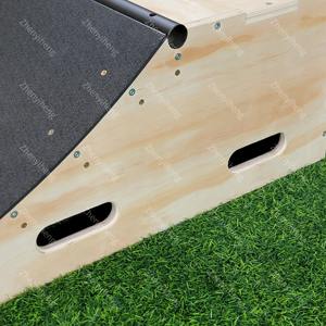 Rampe de planche à roulettes en bois de fabrication professionnelle pour la rampe de patin en bois d'entraînement de <span class=keywords><strong>skatepark</strong></span> extérieur - Product Image 4