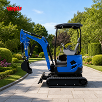 Mini-excavatrice compacte sur chenilles pour usage domestique, certifiée CE EPA, livraison gratuite