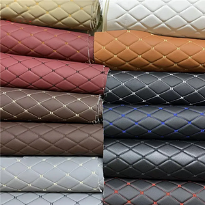 Broderie synthétique de siège de voiture PVC éponge <span class=keywords><strong>cuir</strong></span> tissu <span class=keywords><strong>cuir</strong></span> <span class=keywords><strong>matelassé</strong></span> <span class=keywords><strong>cuir</strong></span> brodé - Product Image 4
