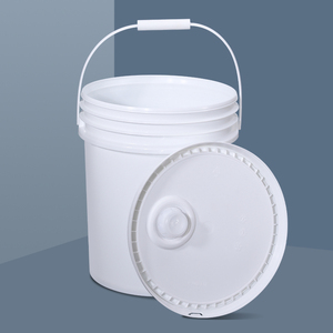 Cheap Recycle Chemical Paint Stacking Empty plastic round paint bucket Barrel container HDPE with Tamper Evident Lid Wholesale