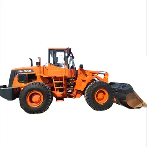 Construction Machinery 17ton DL505 Wheel Loaders Sale Good Condition All Original Backhoe Loader 5 ton Rated Load