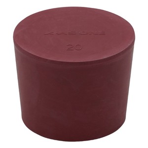 Tapones de silicona As One 6-337 para tubos de ensayo y frascos, tapón a presión, color rojo - Product Image 5