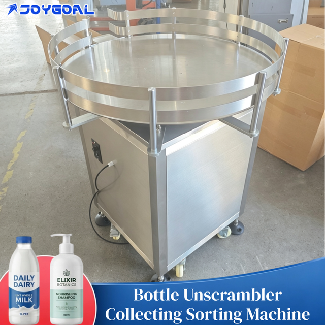 Industrial Electric Rotary Accumulation Table with Bottle Collecting Table for Packaging Line Infeed Buffer and Collection