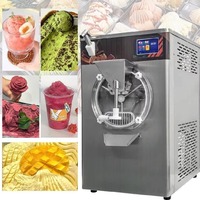 Máquina Comercial para Hacer Helado Italiano, de Alta Calidad, Patentada, con 5 Programas, Horizontal, para Restaurantes