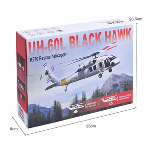 Helicóptero de Control Remoto Eléctrico AJB de 4 Canales y 4 Hélices, 2.4G Hz, Simulación Uno a Uno, <span class=keywords><strong>Black</strong></span> <span class=keywords><strong>Hawk</strong></span>, Motor sin Escobillas - Product Image 6