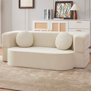 Sofá Curvo Modular <span class=keywords><strong>en</strong></span> Forma de Nube, Color Amarillo Jengibre, Sofá de Arco Redondo, Combinación Libre, Sofá de Lujo de 1 a <span class=keywords><strong>6</strong></span> Plazas, 2025 - Product Image 3