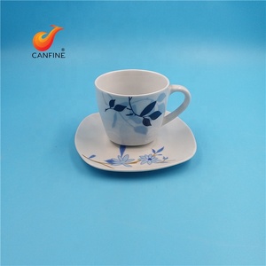 Platillo de taza de porcelana, calcomanía de flor, café, té y platillo, caja colorida para regalo, novedad, venta al por mayor - Product Image 4
