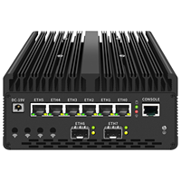 Partaker Firewall Mini PC Generasi ke-14 Ultra 7 155H 6x2.5G 2/4 SFP Firewall Router OPNsense Proxmox WIFI 4G/5G