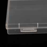 Haute qualité Transparent recyclable PP boîte de rangement en plastique boîtes d'emballage pièces en plastique boîte de rangement