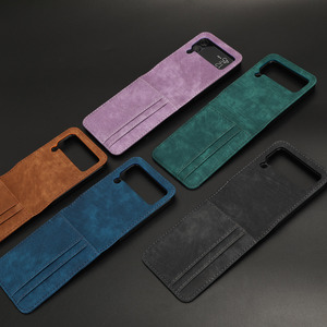 Protection de l'appareil photo étui en cuir PU porte-carte étui portefeuille pour Samsung <span class=keywords><strong>Z</strong></span> <span class=keywords><strong>Flip</strong></span> 7 6 5 4 <span class=keywords><strong>3</strong></span> étui de téléphone portable <span class=keywords><strong>coque</strong></span> de couverture - Product Image 6