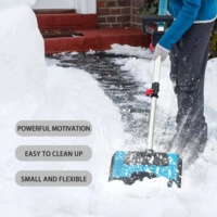 Souffleuse à neige électrique portative sans fil 21V à moteur sans balais durable pour allées et trottoirs