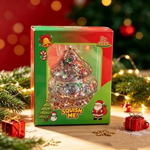 Juguete Sensorial Antiestrés de Santa Claus y Árbol de Navidad, Juguete de Peluche para Aliviar el Estrés, Juguete Sensorial de Navidad - Product Image 3