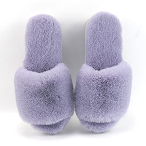 Delle donne Imitato Pelliccia di Coniglio di Gomma Piuma di Memoria Carino Confortevole Appartamento Scivolo Sandali Accoglienti Scarpe Da <span class=keywords><strong>Casa</strong></span> di Pelliccia <span class=keywords><strong>Pantofole</strong></span> <span class=keywords><strong>per</strong></span> le luci di Via - Product Image 5