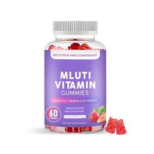 Oem/ODM Vitamin tổng hợp gummy vitamin tổng hợp cho người lớn phụ nữ người đàn ông với vitamin A C E <span class=keywords><strong>B6</strong></span> <span class=keywords><strong>B12</strong></span> và khoáng chất tự nhiên không biến đổi gen Gummies - Product Image 1