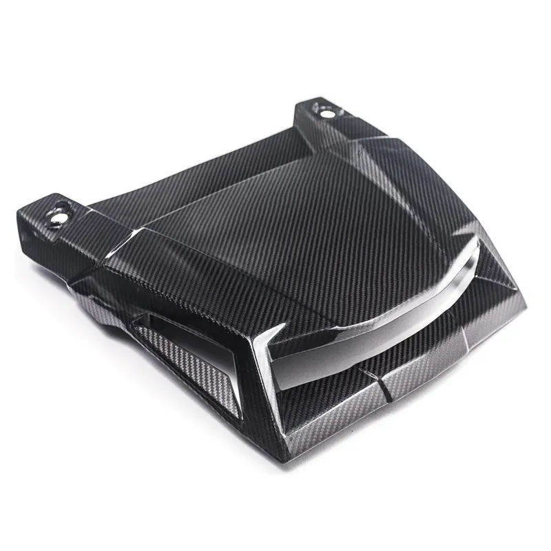Factory Custom High Quality Car Accessories Carbon Fiber Hood Scoop Glossy Finish Bonnet Cover Air Vent Tuning Duct Trim From
