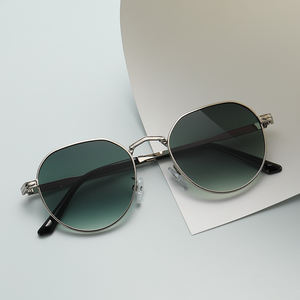 Lunettes de soleil Superhot Eyewear 50208 Fashion 2023, style rétro classique, monture ronde en métal - Product Image 4