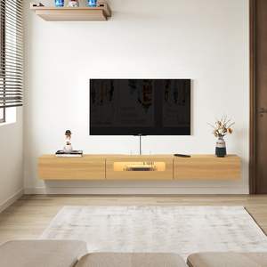 Ensemble de canapé de salon moderne <span class=keywords><strong>2022</strong></span> avec support de télévision intelligente Nouveau design de meubles à panneaux de bois - Product Image 5