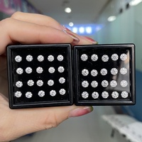 Beyaz mozanit elmas 0.3 ~ 10ct parlak kesim VVS DEF gevşek taş 4mm ~ 14mm 100% GRA sertifikası ile elmas testi geçmek