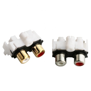 1/2/3/4/5/6 pozisyon dik açı dikey çıkış PCB Panel dağı kadın RCA ses soketi AV yuva konnektörleri - Product Image 5