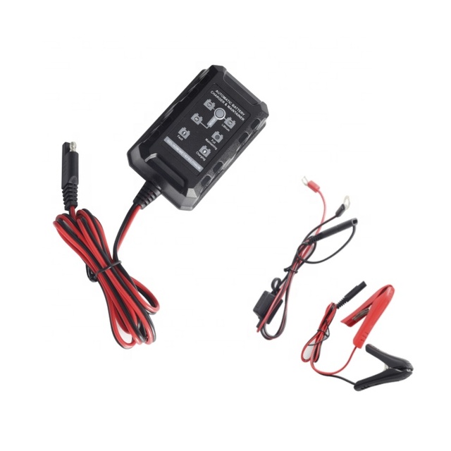Fully-Automatic Smart Battery Charger Lithium Battery Trickle Charger Universal for 6V 12V 14.4V 1.5A Battery