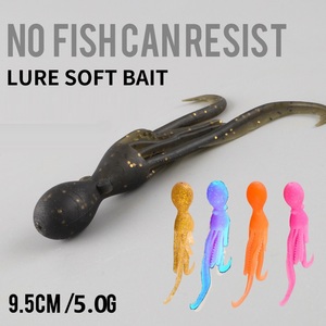 Señuelo Artificial de Calamar Biónico Luminoso UV para Carpa y Atún, Material PVC, 9.7cm, 7.6g, Anzuelos, Múltiples Colores, Río - Product Image 5