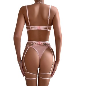 Intimo Sexy Sexy con ricamo floreale perizoma con ferretto per donna in Stock Lingerie Sexy da donna - Product Image 5
