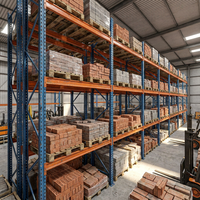 Étagère à palettes multi-niveaux, rayonnage robuste, rayonnage sélectif d'usine, rayonnage de stockage d'entrepôt