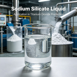 Silicato de Sodio Líquido Antioxidante CAS1344-09-8 Na₂SiO₃ para Detergente de Lavandería, Producto Químico - Product Image 1