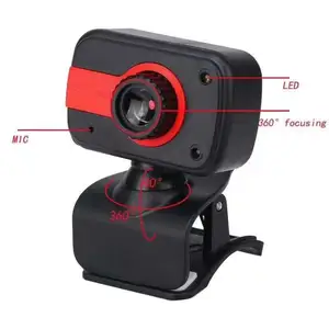 Mini Webcam Hd 480p caméra Usb ordinateur avec Microphone caméra Usb Web pour Pc