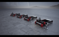 Nouvelle machine de découpe CNC 1500W pour le traitement des métaux - Acier au carbone, acier inoxydable, alliage d'aluminium, tôle galvanisée