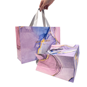 Wholesale Custom Logo Printed Extra <b>Large</b> Grocery <b>Bag</b> Packaging White Clothing <b>Gift</b> Shopping Tote Paper <b>Bag</b> with Handle OEM - Product Image 5