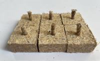 Allume-feu en bois, accessoires de four, bloc de cire de charbon de bois 40x400mm, bûche de barbecue à pression sèche simple