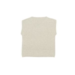 Gilet sans manches en laine et cachemire pour femmes OEM personnalisé coupe ajustée pour la saison d'automne - Product Image 6