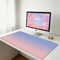Tapis de souris personnalisé, tapis de bureau personnalisé, impression par sublimation couleur, votre design, 1 pièce MOQ pour impression à la demande
