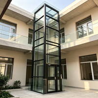 Ascenseur de villa moderne à traction de 400 kg, ascenseur domestique