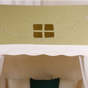 <span class=keywords><strong>Tenda</strong></span> interna portatile per bambini e bambini in tela ispirata al castello principessa per ragazzi e ragazze - Product Image 5