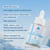 Sérum Visage à l'Acide Lactique Hydratant, Réparateur, Apaisant, Nettoyant en Profondeur, Exfoliant et Affinant les Pores, Marque Privée, Faible MOQ