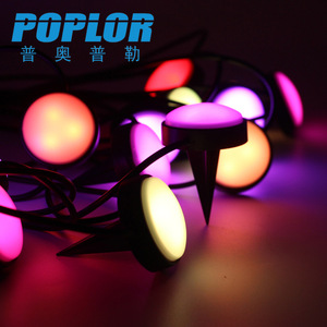 ไฟประดับสวน Poplor แบบ LED Icrgb ปรับความสว่างได้ ควบคุมผ่านแอพ 10 เมตร 15 ดวง กันน้ำ สำหรับตกแต่งภายนอก - Product Image 4