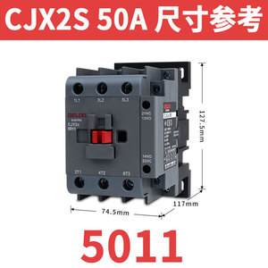 Delixi <b>Single</b> & Three Phase AC Contactor CJX2S-5011 220V 380V 110V 24V 36V Electrical Contactor Product - Product Image 4
