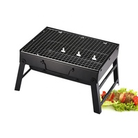 Bureau extérieur pliant Portable BBQ poêle fumeur Portable pliable Camping pique-niques plage Barbecue charbon de bois gril