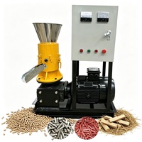 Prix d'usine - Pelletiseur à biomasse 300 kg/h avec boîtier de contrôle de protection contre les surcharges - Machine à granulés électrique 11 kW
