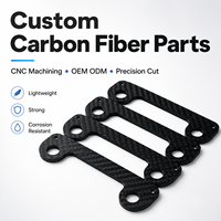 Fabricant de pièces en fibre de carbone sur mesure OEM, tissage sergé 3K, usinage CNC avec plaque en fibre de carbone, pièces en fibre de carbone légères et durables