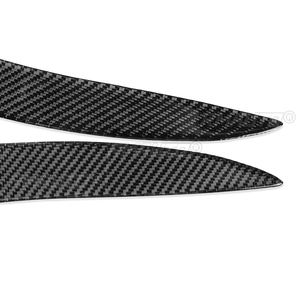 2 pièces de garnitures de phares en fibre de carbone pour Mazda RX-8 2009-2012, autocollants de phares, garnitures de phares - Product Image 3