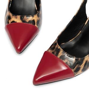 Zapatos de tacón alto minimalistas de cuero genuino de lujo para mujer, diseño simple, zapatos de tacón de aguja para reuniones de negocios, trabajo de oficina, viajes diarios - Product Image 3